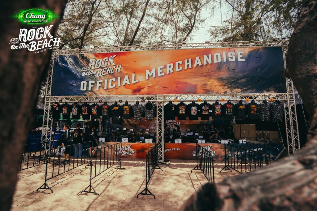 Rock On The Beach 2026 บูธ Official Merchandise